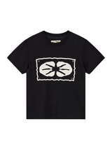 スターロゴネイル1/2Tシャツスモールフィット　ブラック