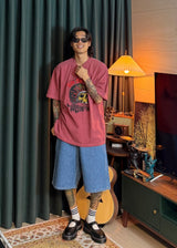 ファストダイヘビーピグメントショートスリーブTシャツ 4カラー