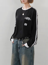 (UNISEX) 89 Line Long Sleeve T-shirt