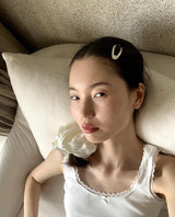 Silver point hair-pin(1pcs)