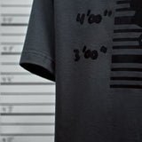 フェイクナット ステイン マスターマインド グレー ボクシー オーバーサイズ Tシャツ
