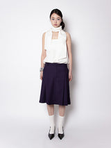 VIVID PLEATS SKIRT (GRAPE)
