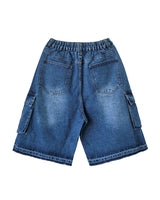 Faded Vintage Bermuda Cargo Denim