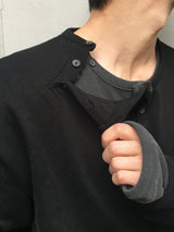 バーダブルヘンリーネックロングスリーブ 3C