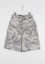 CAMO HALF BERMUDA PANTS