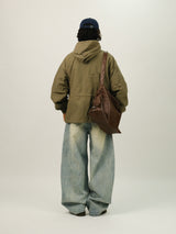 DE Hood Short Fishtail Parka
