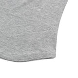 ハリングシグネチャーロゴスナップボタンUネックハーフT (3COLOR)