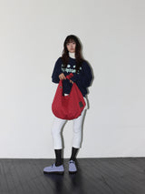 REVERSIBLE POCKET BAG (RED & NAVY)