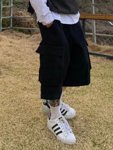 ウォッシュドカーゴハーフパンツ3C