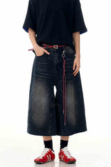 Washed Blue Jorts