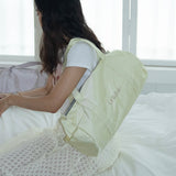logo duffle bag_lemon