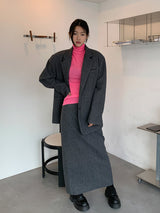 WOOL SOFT LONG SKIRT (4COLOR)