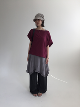 フォグオフショルダーTシャツ (4color)