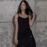 2-WAY STRAP SLEEVELESS (BLACK) F25ZB029