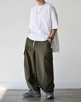 SIO WIDE CARGO PANTS KHK 