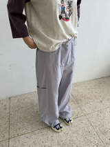 side pocket cotton pants