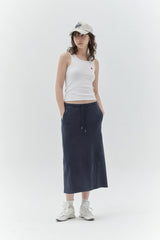 KIRSH PLAIN SLIM FIT SLEEVELESS - WHITE