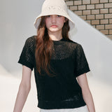 メリーニットトップ (Black)