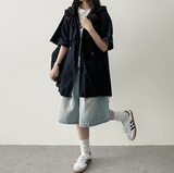 メリピンタックデニムバミューダショーツ [ショート & ロングセレクション*]