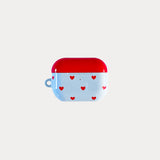 [MADE]blue love dot AirPods case