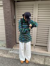 SLAB PINTUCK WIDE JEANS (3C)