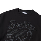 ラブキャッツスウェットシャツ (BLACK)