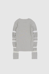 Nocturne lace sleeve tee