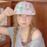 vintage patchwork cap pink