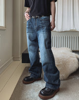 Rita Vintage Straight Denim Pants
