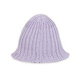 VA Label Knit Tulip Hat / Lavender