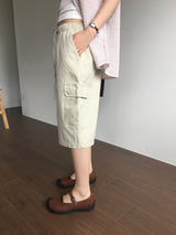 ホイールカーゴバミューダパンツ (3color)