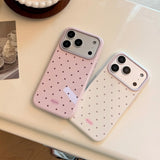 Macaron Polka Dot Color Frame iPhone-Compatible Case