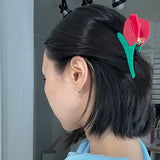 チューリップヘアクリップ (2color)