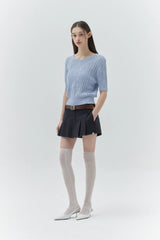 KIRSH PLAIN BACK HOLE POINT KNIT - SKY  
