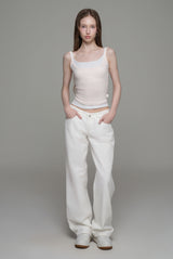 Doubles soft layered camisole top, Pink