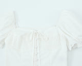 Bianca Smocked Puff Blouse