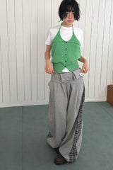 CHECK BLOCK SWEATPANTS