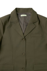 Row classic jacket_khaki beige