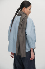 Pleats linear scarf_2colors