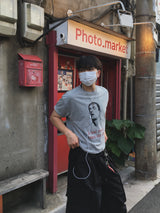 ロックルド ヒューマン プリント 半袖Tシャツ 3C