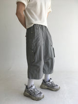 strap pintuck bermuda pants(3colors)
