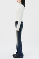 (W) Wave Bootscut Denim