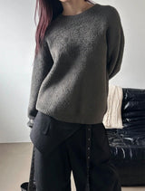 [Unisex] モヘアヘビーニット(2color)