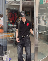 ホース ナンバリング PK ショートスリーブ カラー Tシャツ