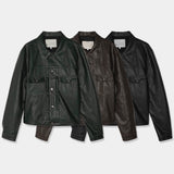 OWN トニーガーメントレザートラッカージャケット（3カラー）