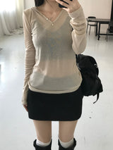 テンセルフーデッドTシャツ(5 colors)