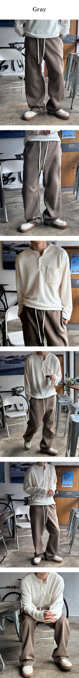 [F/W] モヘアウールバンディングパンツ(2色)