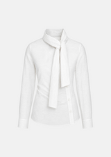 Noelle Draped Tie Blouse