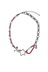 Key chain star necklace