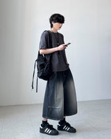 Upi Studded Bermuda Denim